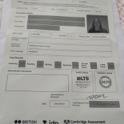 IELTS certificate