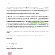 Свидетельство (итальянский язык B2)