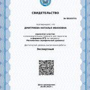 Сертификат экспертного уровня