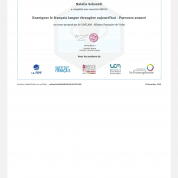 Certificat de réussite