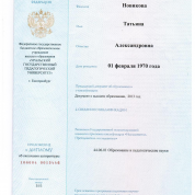 Диплом об окончании аспирантуры