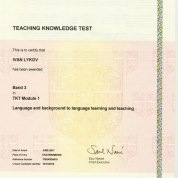 Сертификат TKT Module 1