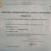 Диплом DALF C1