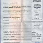 Приложение к диплому