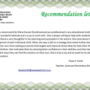 Рекомендательное письмо