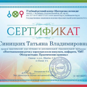 Сертификат по афазии