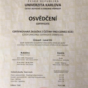 Диплом на уровень языка B1