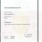 Международный сертификат для преподавателей от Cambridge Assessment English - TKT (Module 2)