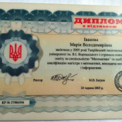 Диплом магистра