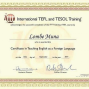TEFL certificate