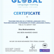 TESOL/Tefl diploma