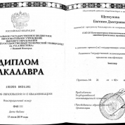 Диплом Бакалавра 