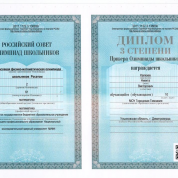 Призер предметной олимпиады