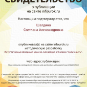 Публикация педагогического опыта