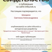 Публикация педагогического опыта