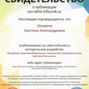 Публикация педагогического опыта