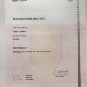 Международный педагогический сертификат Teaching Knowledge Test Модуль 3