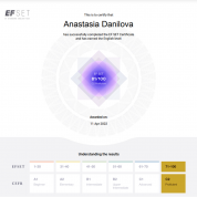 Уровень языка C2 PROFICIENT EF SET, 2022 г.