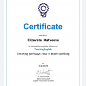 British Council 12 hours course