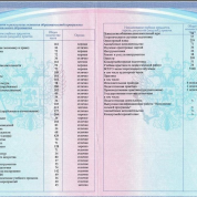 Приложение к диплому