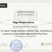 Обучение младших школьников онлайн