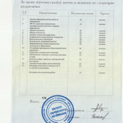 Приложение к диплому учителя обществознания с отличием