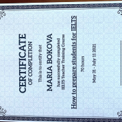 IELTS Certificate